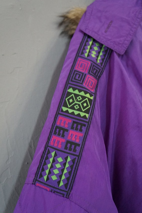 Vintage 90s Dubin Ski Jacket Womens Purple Ski Ja… - image 6