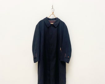 ECHTER Alpen-Loden Vintage Overcoat Leather Button Closure