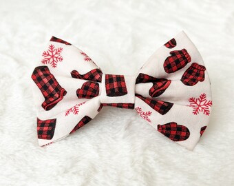 Winter Boots -  Bowtie and Sailor Bow for Dog or cat