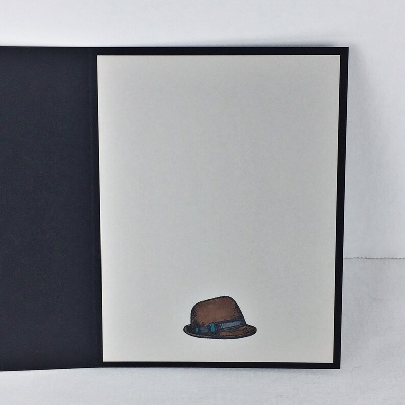 HANDMADE Thank You Card Masculine Note Card Masculine Card Etsy