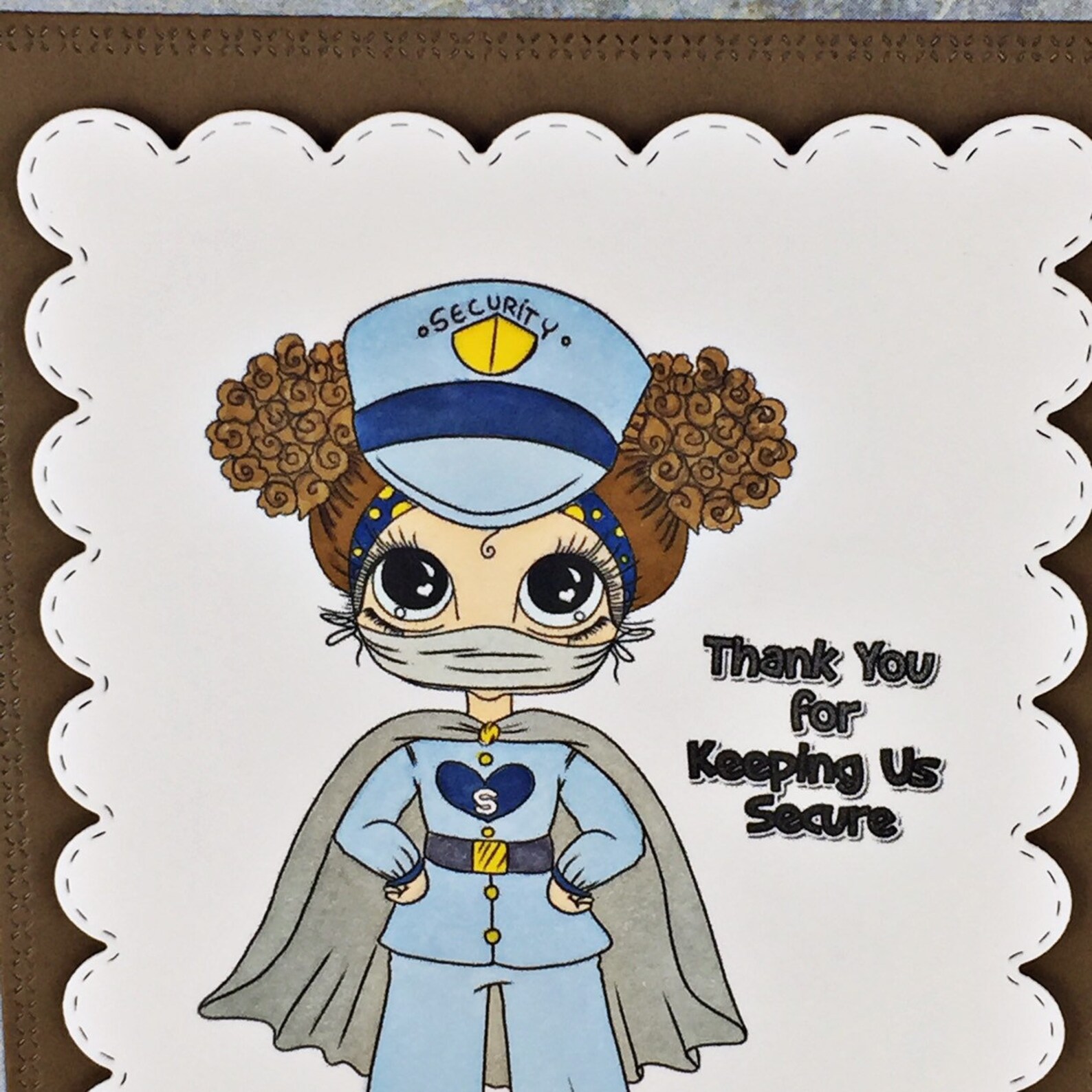 Thank you security guard police officer keeping us secure | Etsy