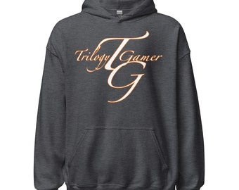 Trilogy Gamer (White Radiant Orange) Felpa con cappuccio