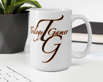 Trilogy Gamer Tazza bianca lucida