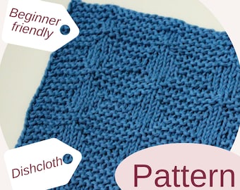 PATRÓN DE PUNTO - Paño de cocina Constantin. Apto para principiantes.