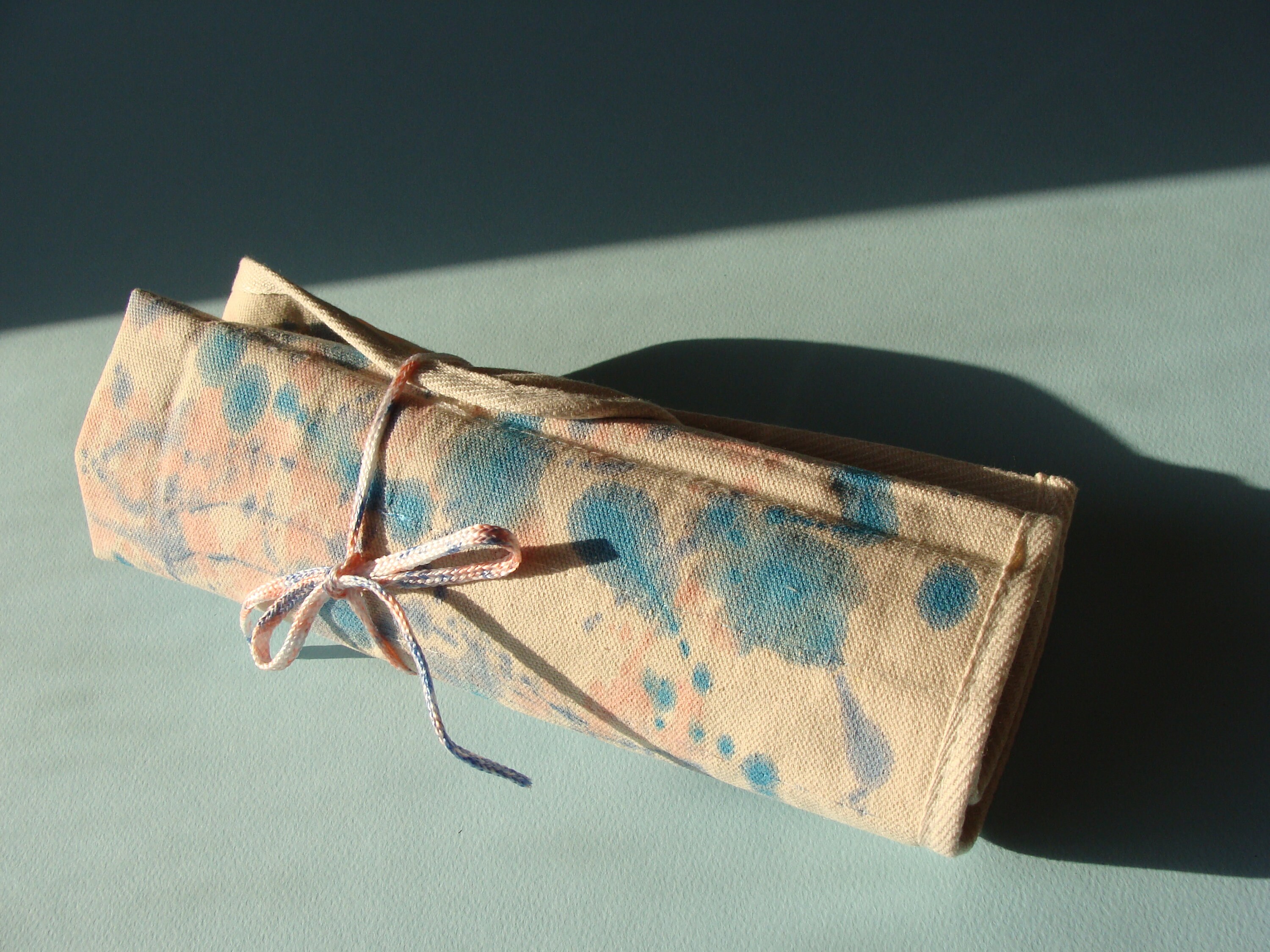 Hand Decorated Paint Brush Roll Artist Brush Roll Paint Etsy