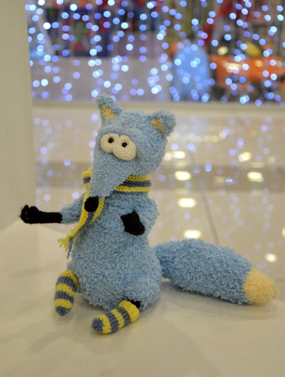 blue fox plush
