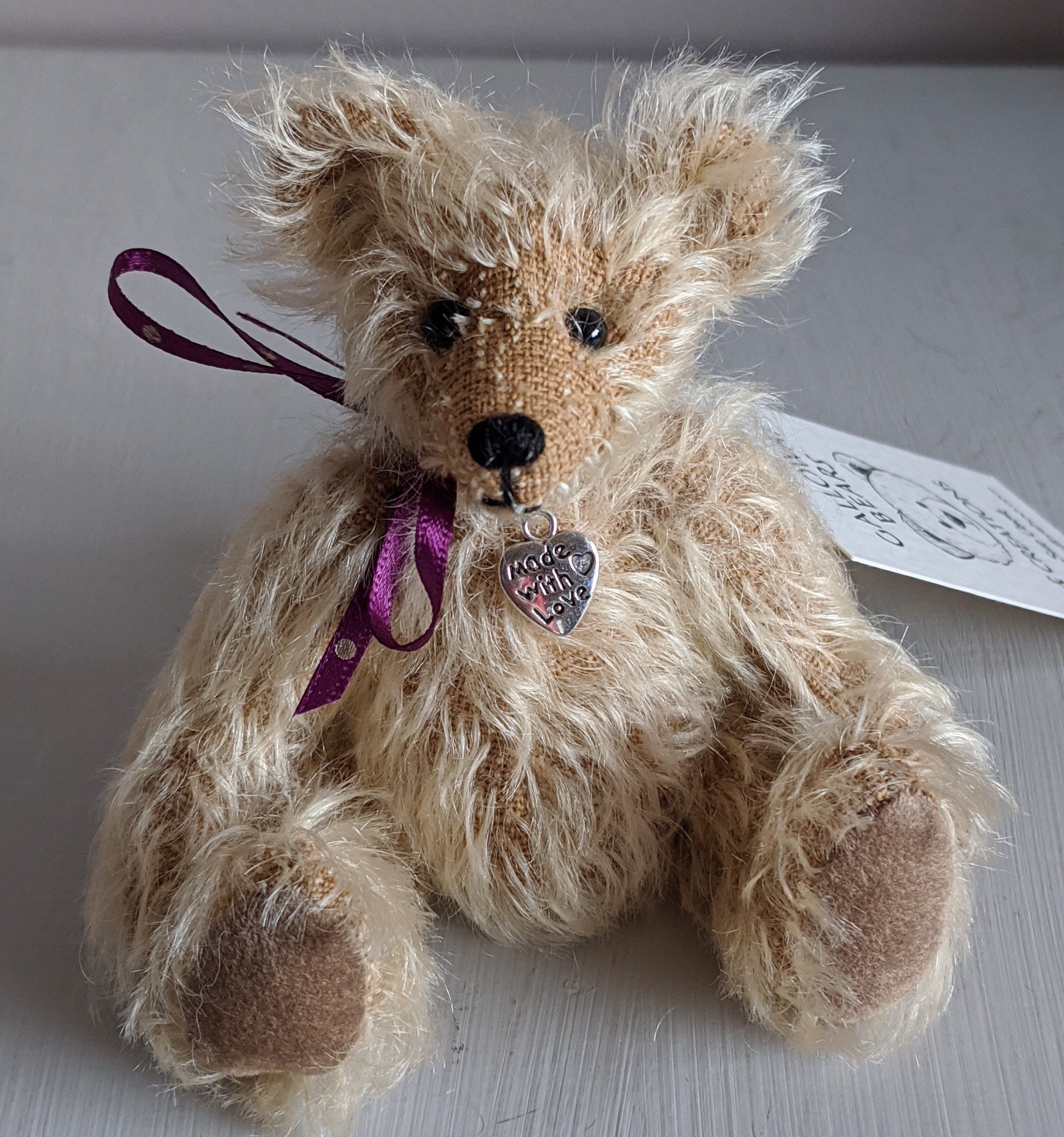 The William Handmade Mohair Teddy Bear Etsy UK
