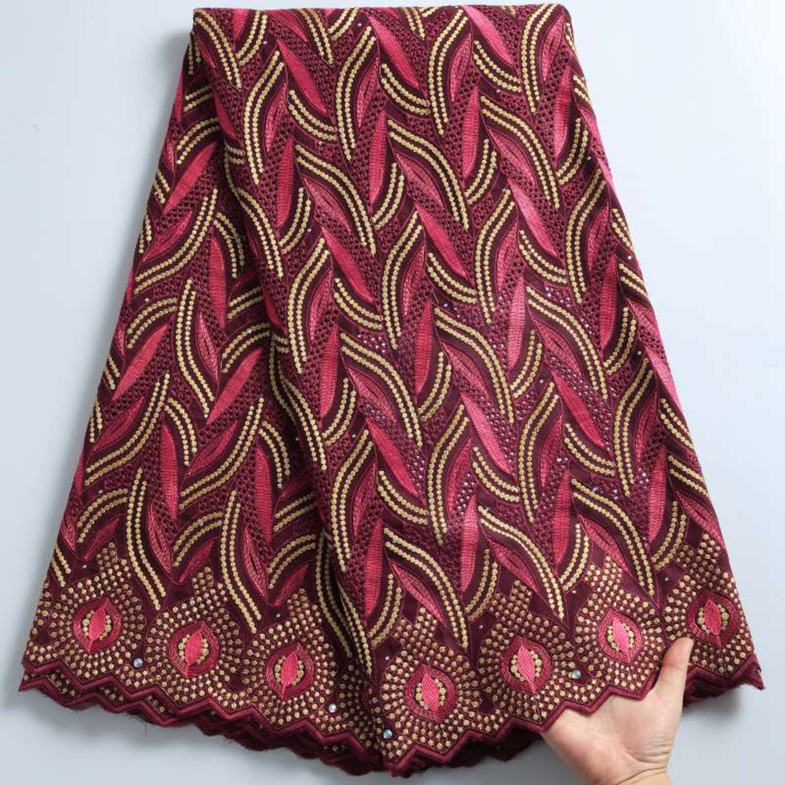 buy african lace fabric online