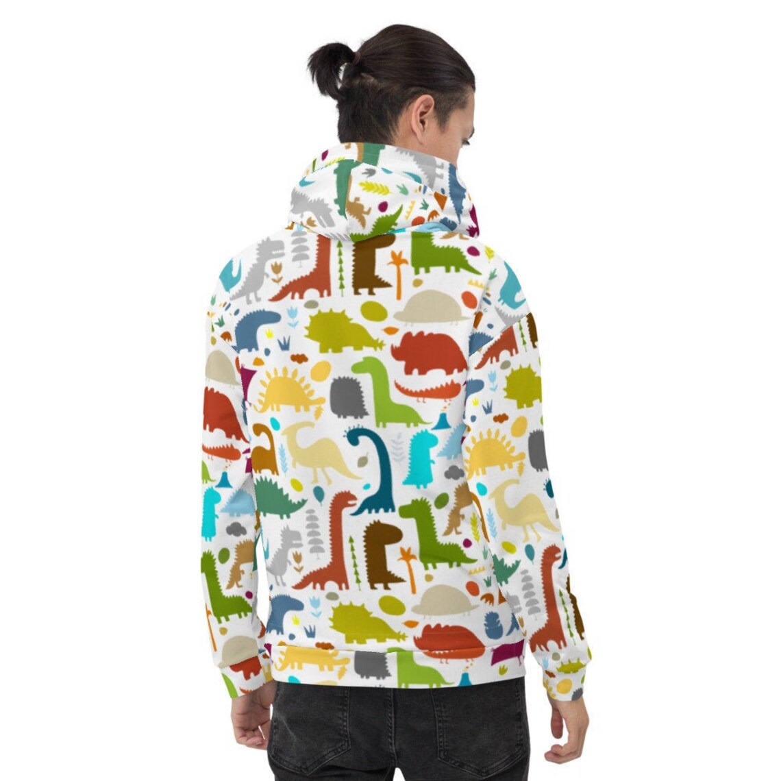 Dinosaur Unisex Hoodie Dinosaur Lover Shirt Designer Hoodie Etsy