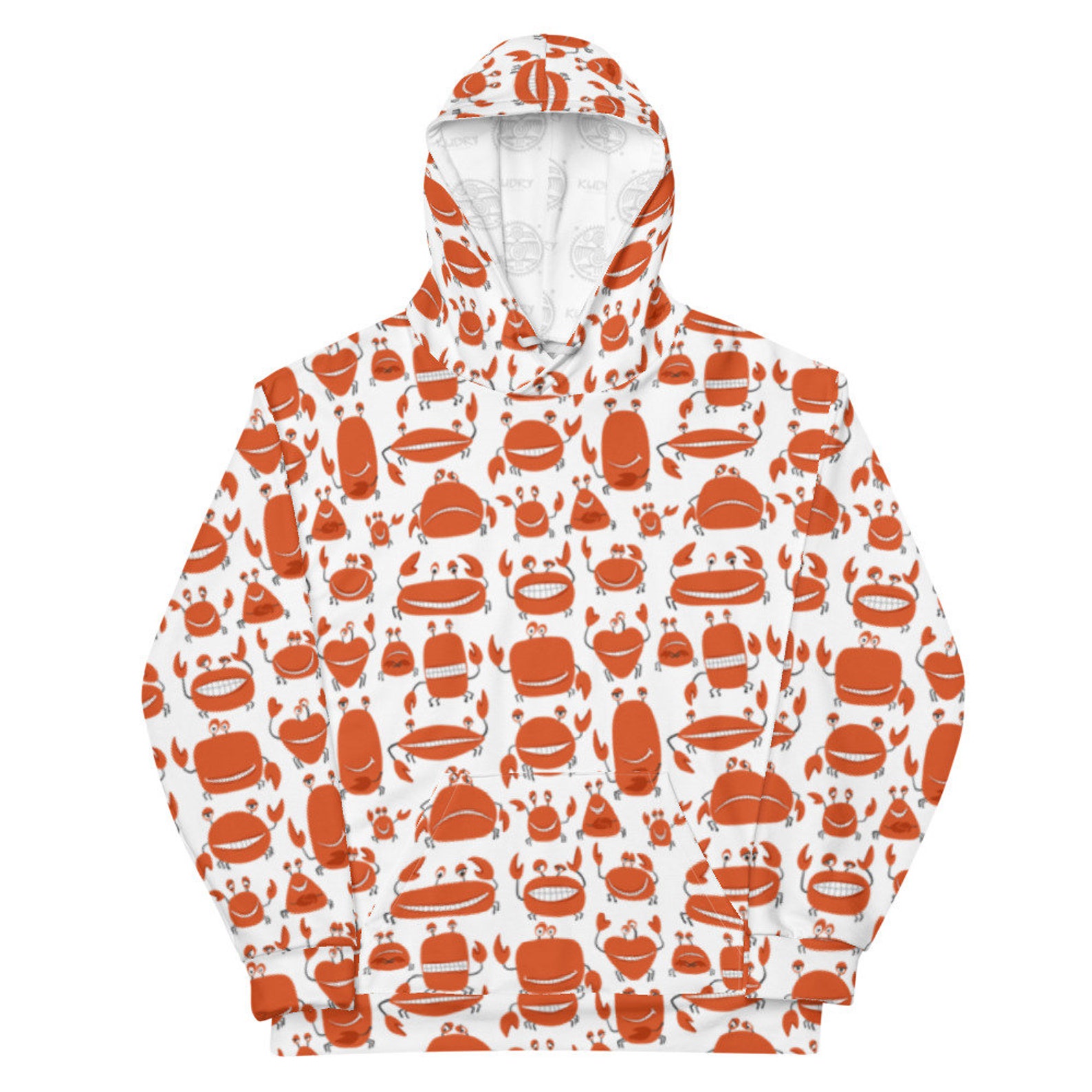 Crab Hoodie Crab Sweatshirt Crab Lover Hoodie Crab Etsy