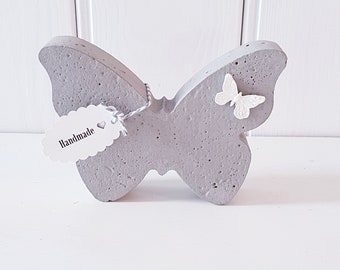Butterfly made of concrete