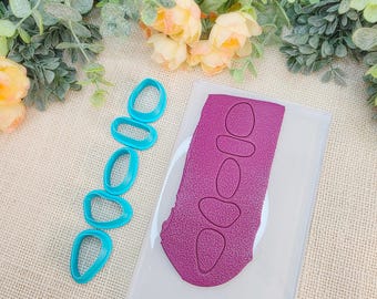Pebble Cutters/ Organic Shape Clay Cutter Set