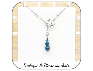 Collana Donna A Catena Scorrevole Con Ciondolo Stella E Luna - Regolabile In Acciaio Inossidabile, Lunga 64 Cm