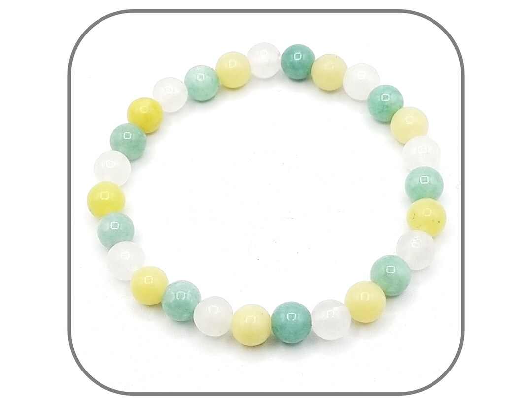 Bracelet Lithos Jonc Green-White