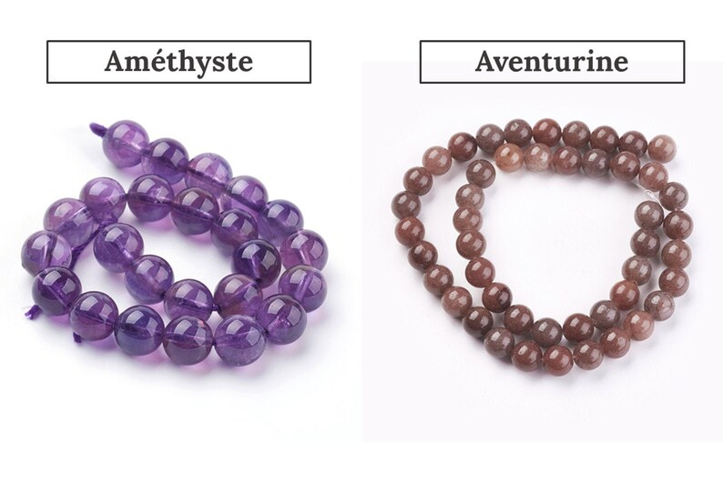 more than 15 stones to choose from Custom Creation Necklace with natural stones to customize