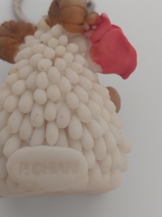 Novelty Sheep Resin Keychain: Bag Charm by P China View 3