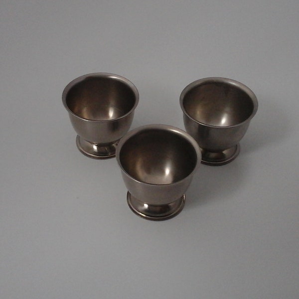 1970s Vintage Egg Cups set of 3. Made in Germany. Nice condition. Great Retro Look