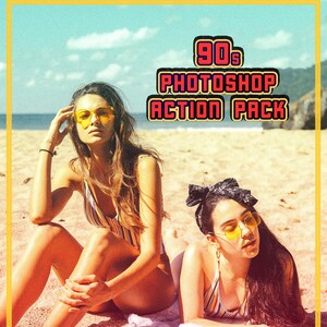 90s Effects Photoshop Action Bundle. 50 Fully Editable Photoshop Actions. Grainy effects, pastels and gradients. Instant Download.