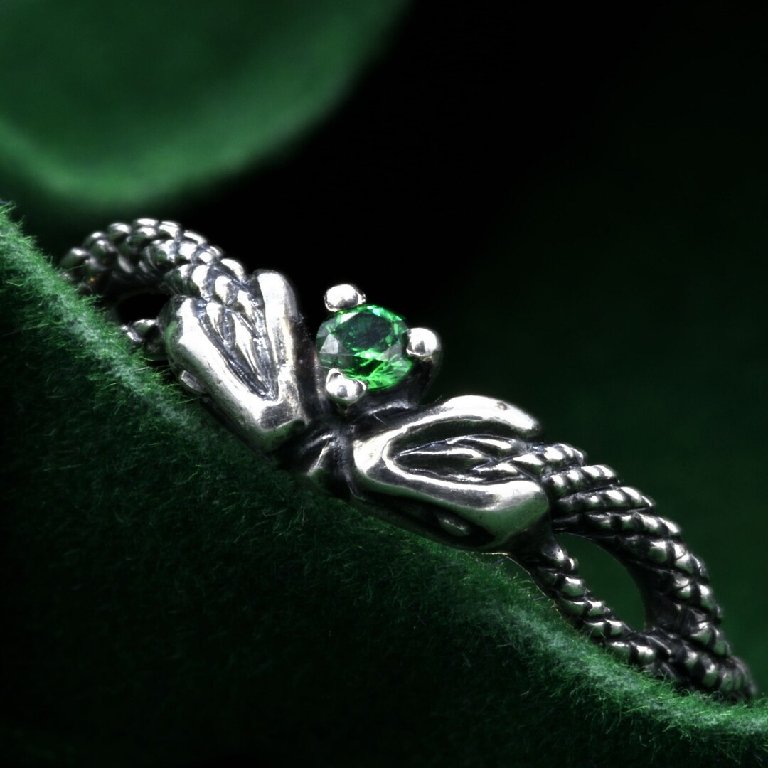 Unusual Nature Wildlife Animal Engagement Ring, Woodland Animal Wrap ...