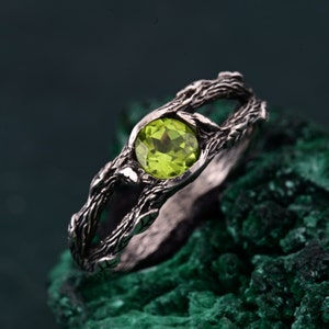 Tree bark ring in silver, Silver Branch Band, Nature&#39;s Touch Ring, Silverwood Wrap Ring, Twiggy Silver Ring, Woodland Branch Band