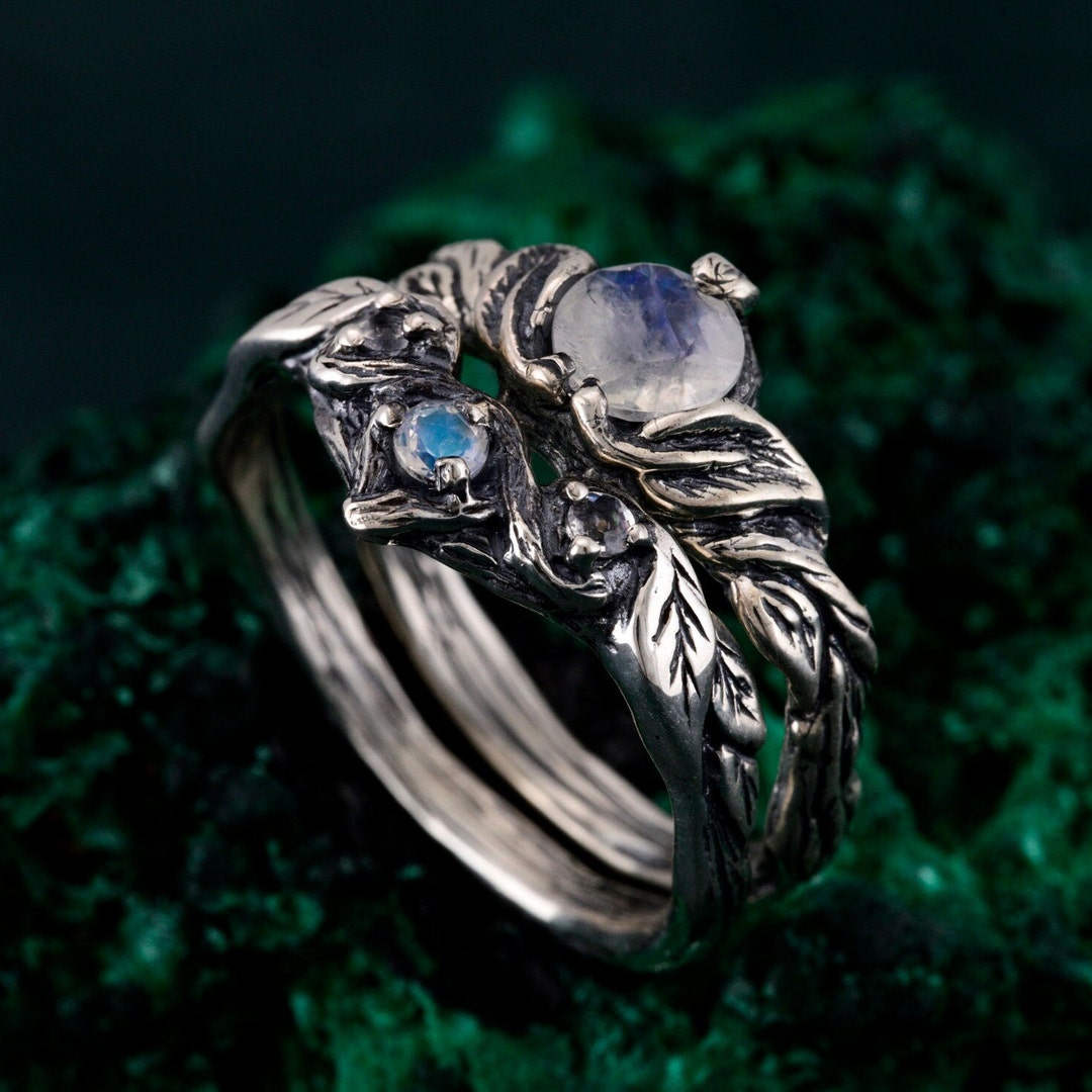 Anillo De Plata De Ley Hecho A Mano De 55 Quilates, Con