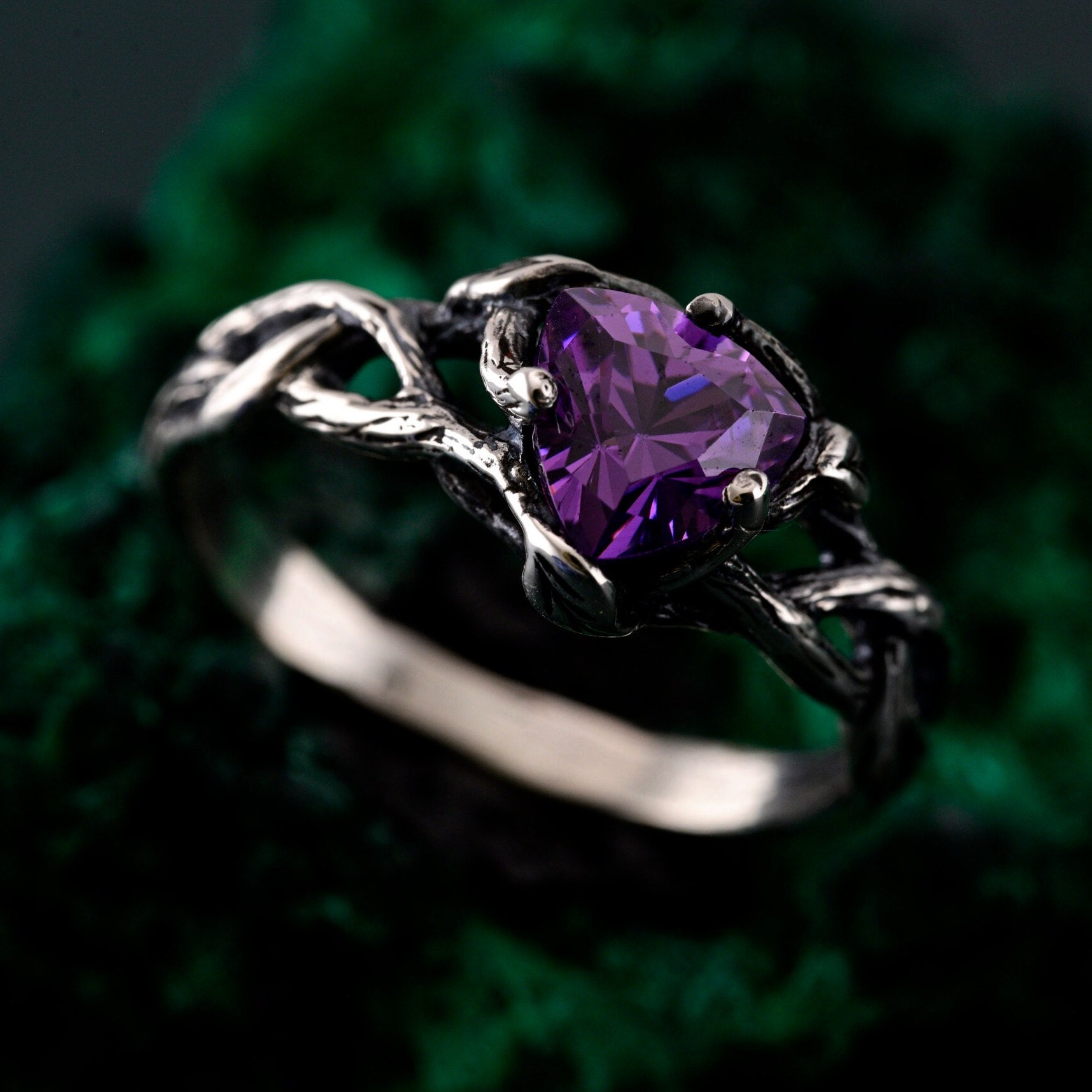 New arrivals] 925シルバーリング (AMETHYST )