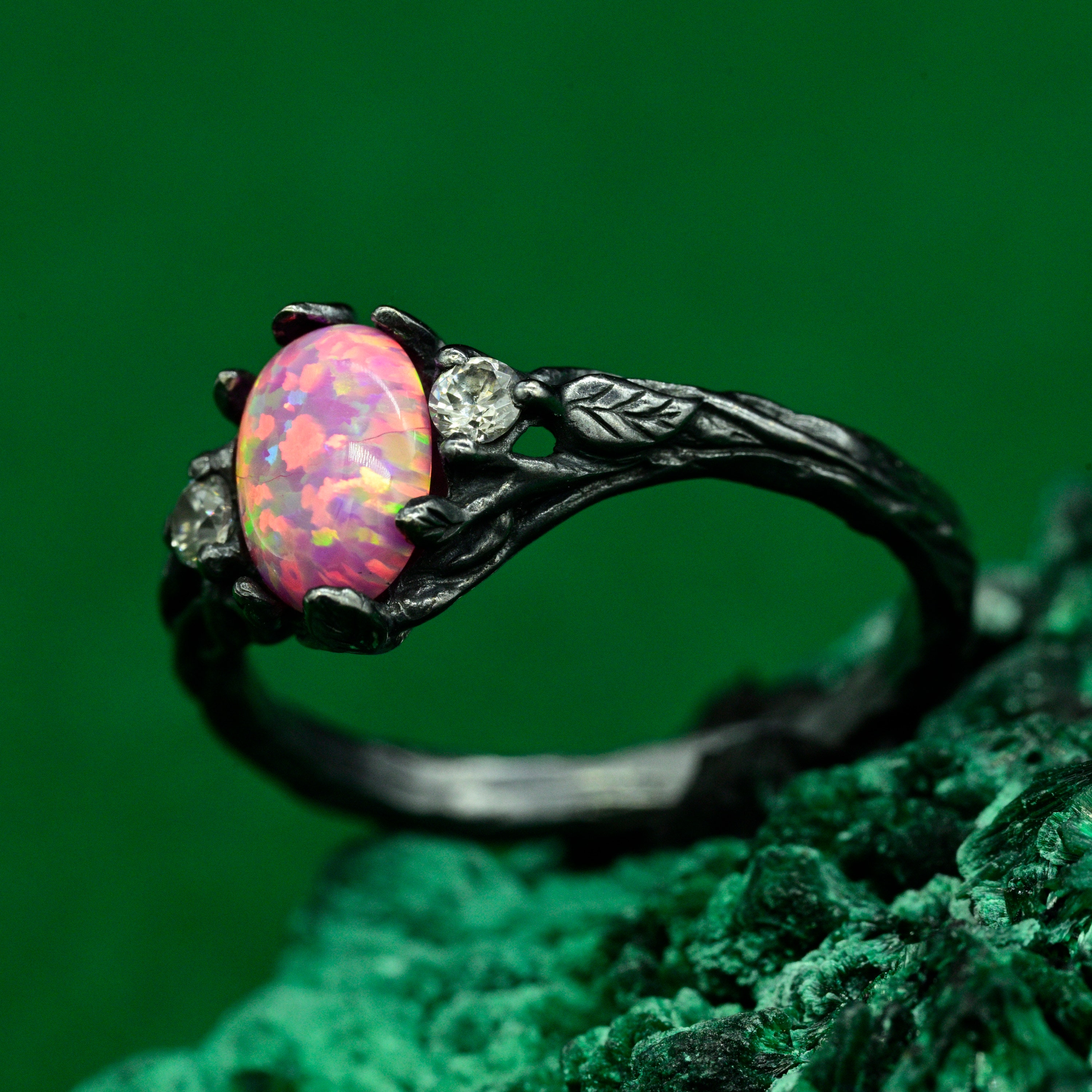 Enchanted Forest Wedding Ring Handcrafted Sterling Artistry Elegant Nature inspired Jewelry Etsy Canada