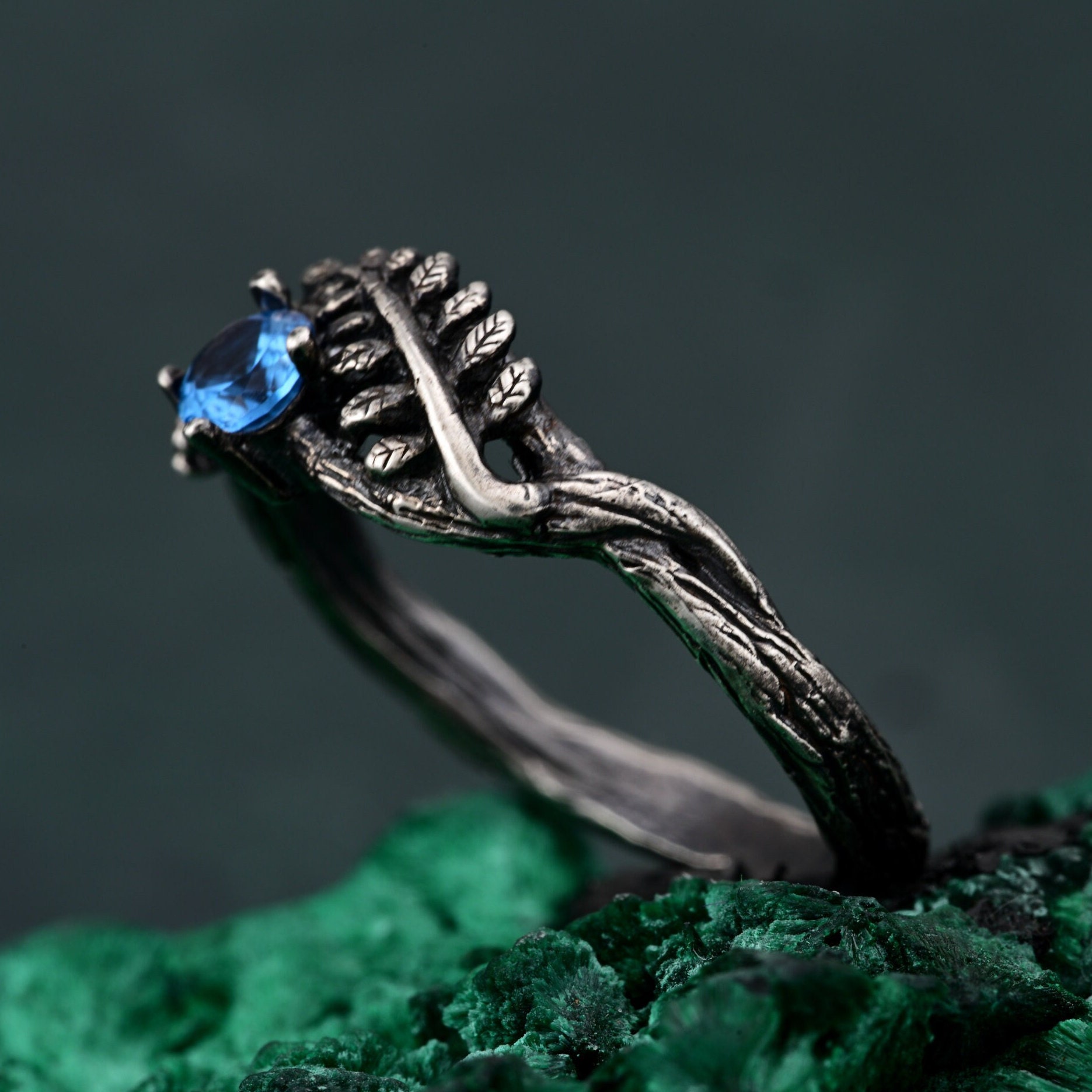 Topaz Fern Branchlet Ring, Whispering Fern Ring, Twig and Fern Ring, Woodland Fern Band, Graceful Frond Ring - Etsy Topaz Fern Branchlet Ring, Whispering Fern Ring, Twig and Fern Ring, Woodland Fern Band, Graceful Frond Ring - Etsy