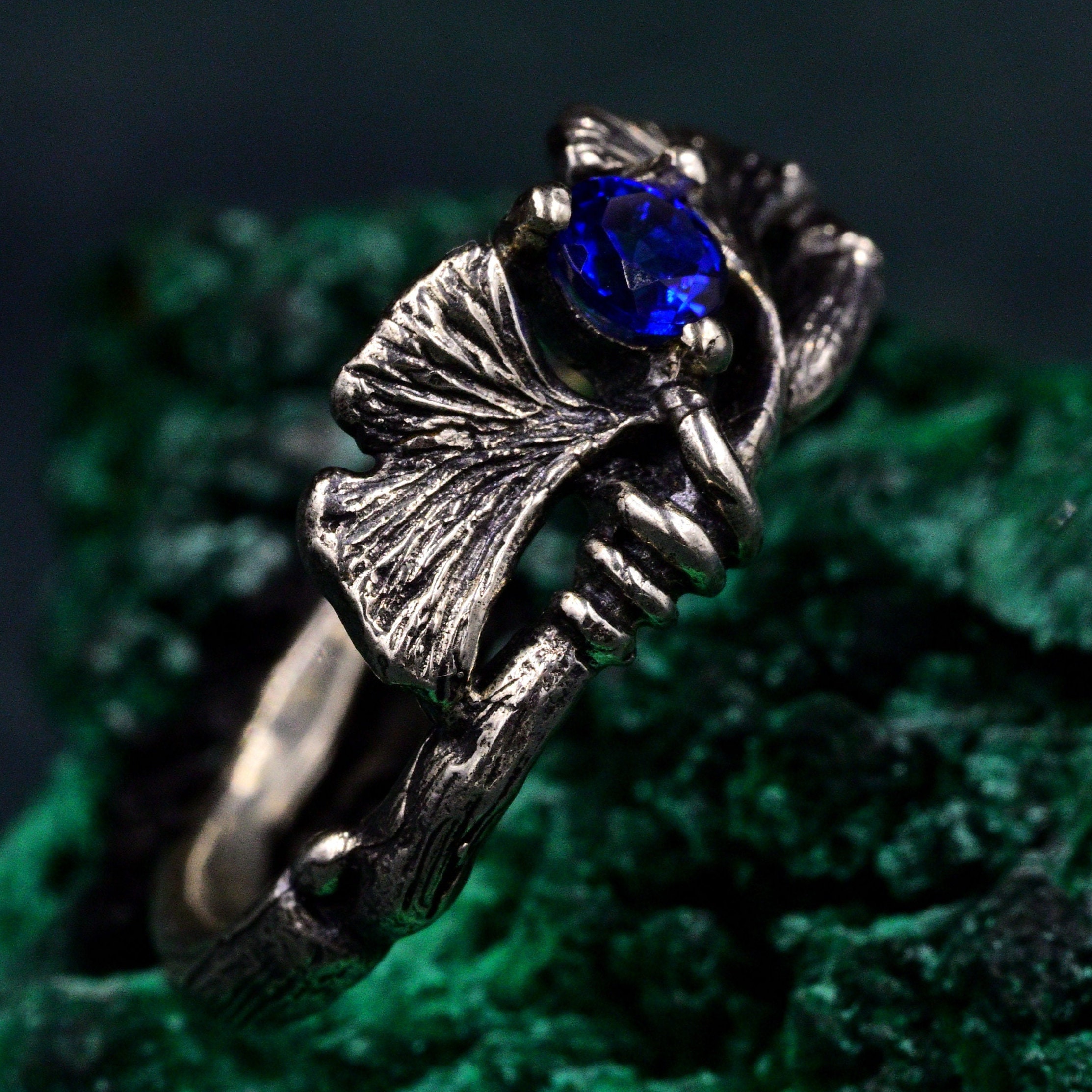 925 Sterling Silver Leaf Ring, Leaf Ring,open Ring