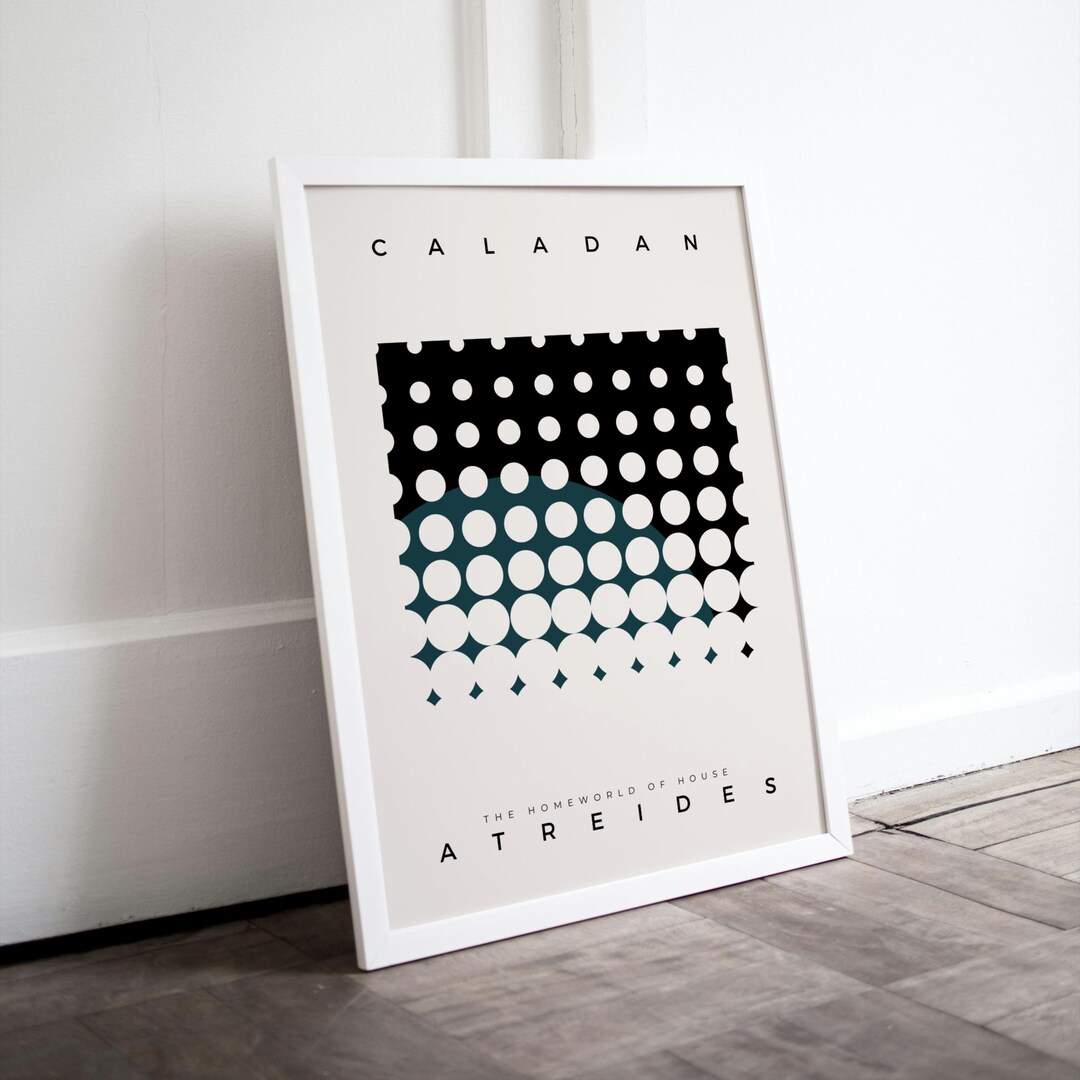 Poster Stampabile Minimal Dune Caladan | Arte Ispirata a Dune ...
