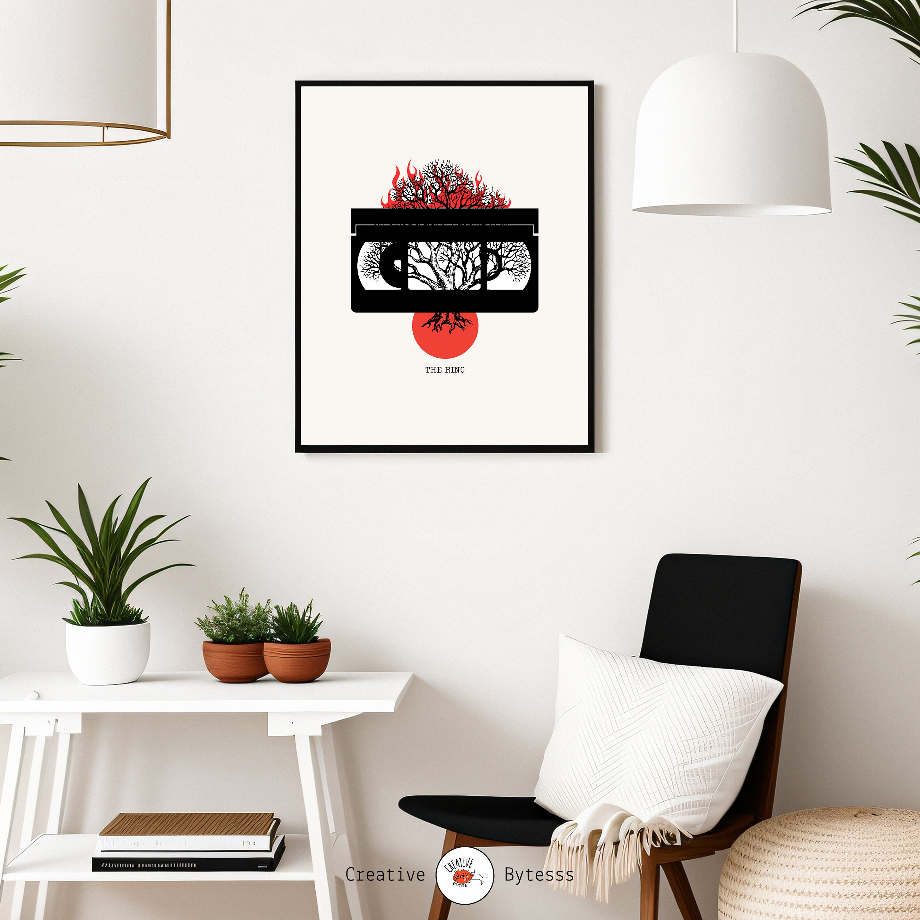 Inspired Horror Movie Printable Posters Digital Art Print Minimalist