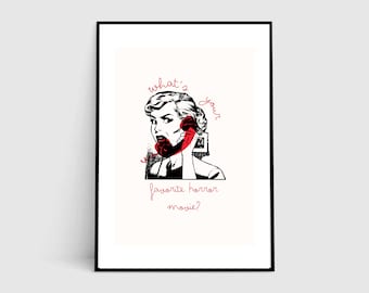 Carteles imprimibles de películas de terror inspiradas, impresión de arte digital, cara de fantasma minimalista, póster de película retro Scream, regalo para amantes del cine de miedo