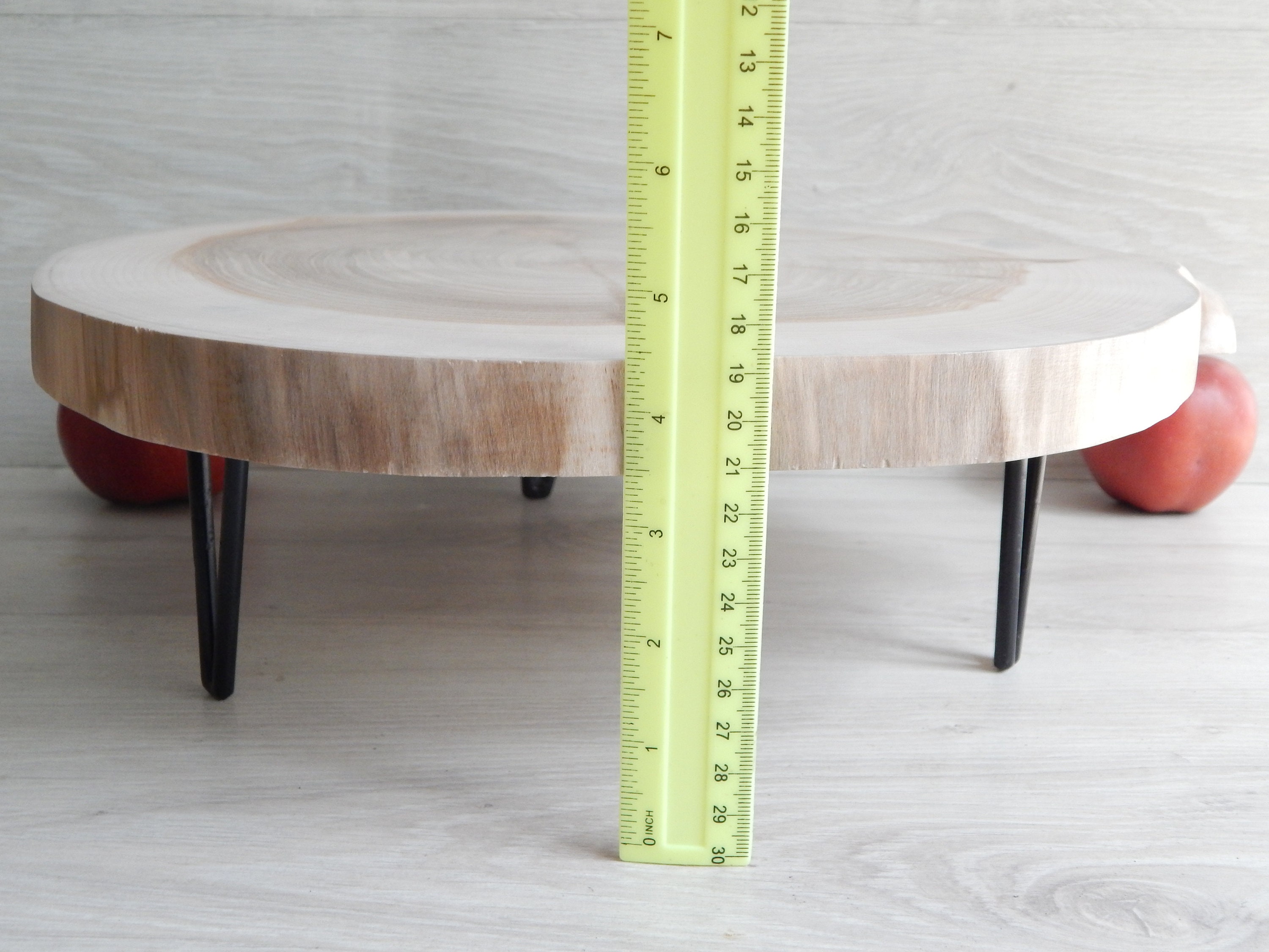 13 inch Tree Wood Mini Table Rustic Wedding Centerpiece Large Etsy