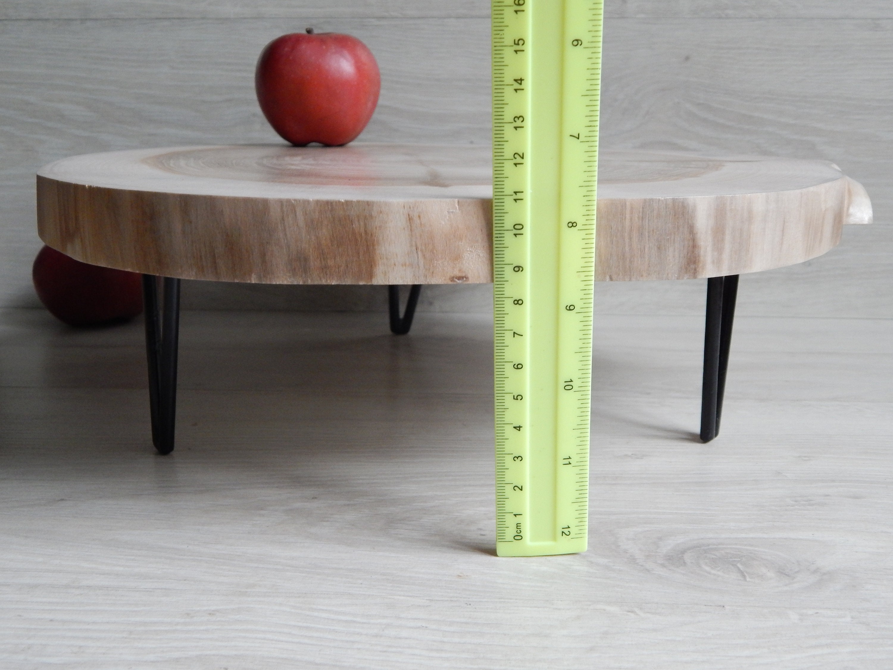 13 inch Tree Wood Mini Table Rustic Wedding Centerpiece Large Etsy