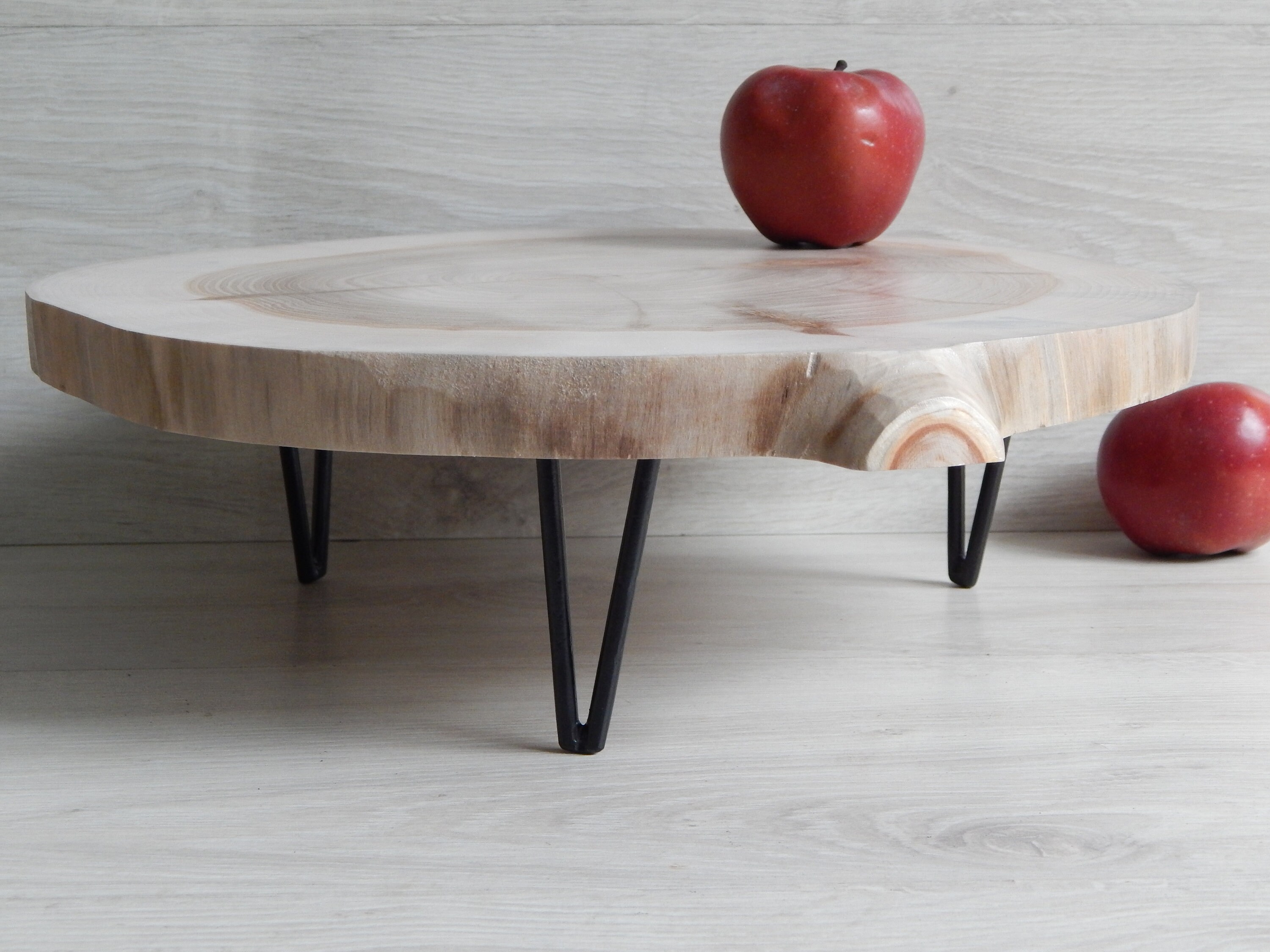 13 inch Tree Wood Mini Table Rustic Wedding Centerpiece Large Etsy