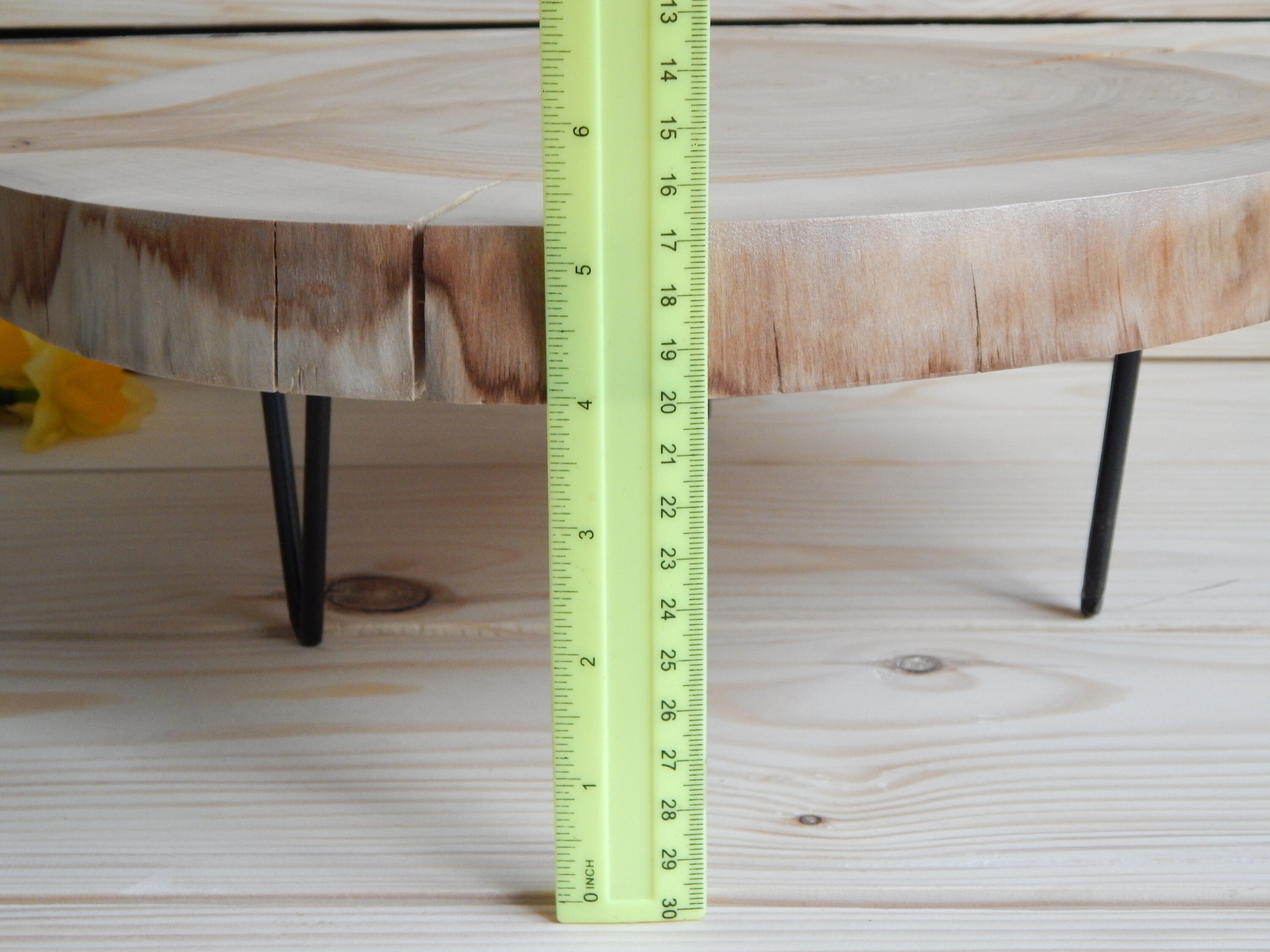 15 Inch Tree Wood Mini Table Rustic Wedding Centerpiece Large Etsy