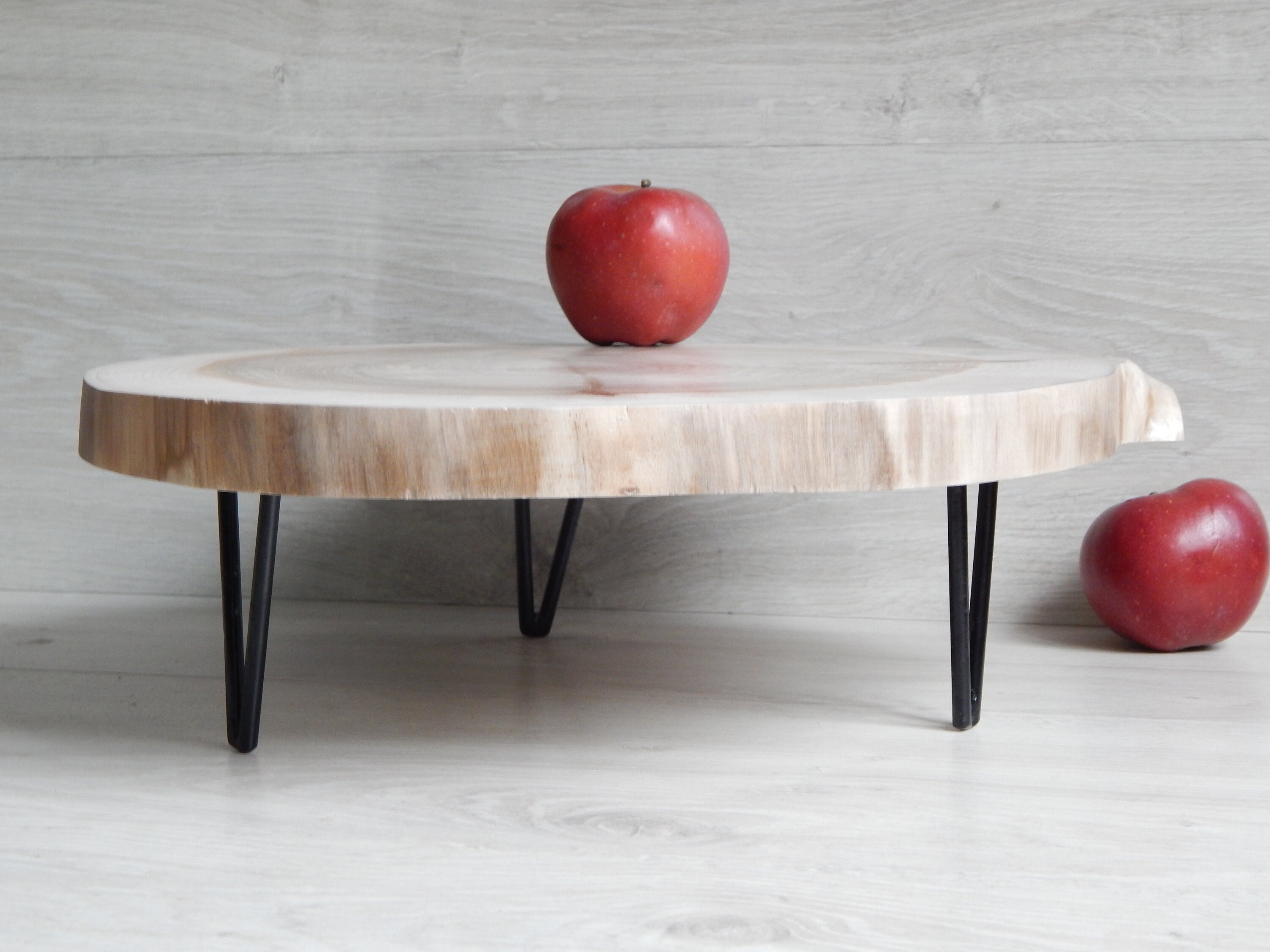 13 inch Tree Wood Mini Table Rustic Wedding Centerpiece Large Etsy