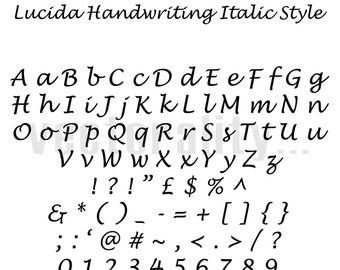 lucida calligraphy font history