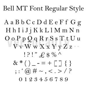 calibri schrift regularen stil alphabet zahlen buchstaben etsy