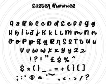 Free Free Bunny Ear Letters Svg 843 SVG PNG EPS DXF File