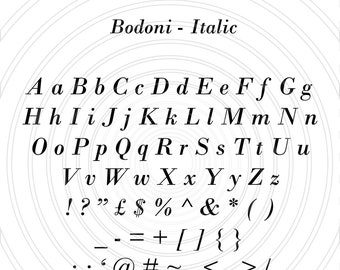 bodoni italic free font bodoni italic free font