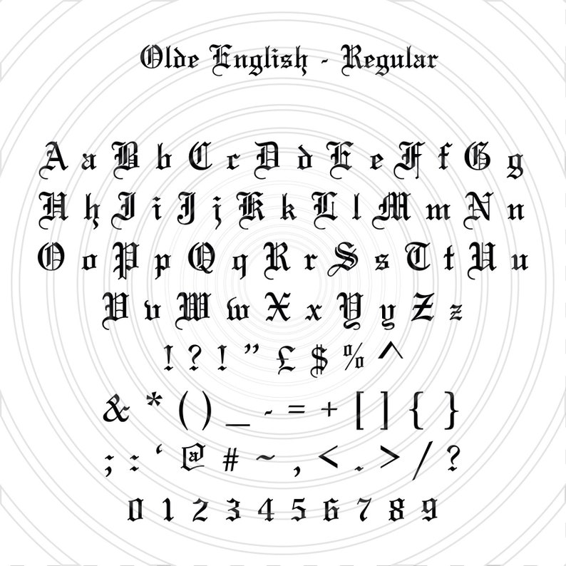old english letter L old english font letter l old english letter L old english font letter l
