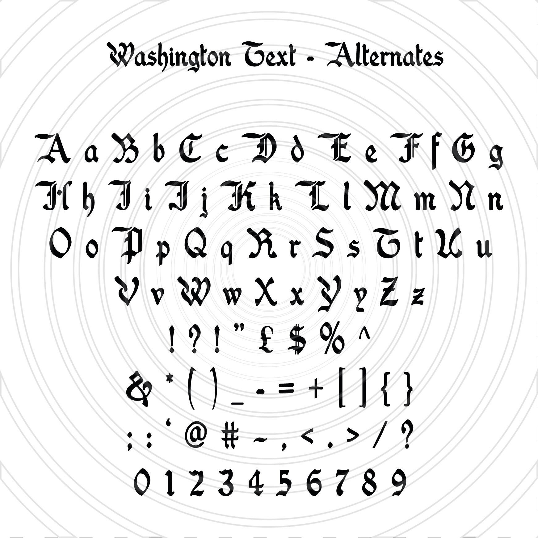 Atlantean Alphabet