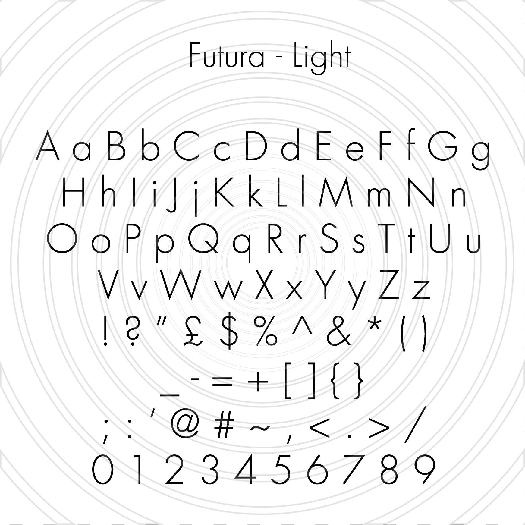 Futura Serif Modern Plain Futuristic - Etsy