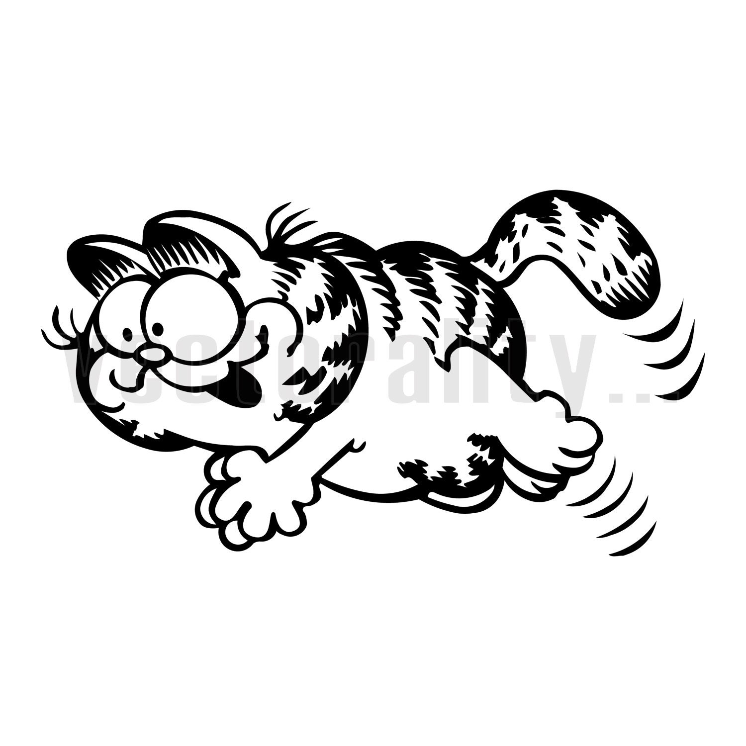 Garfield Cat Cartoon Character Classic Funny Vector Art - Etsy Ireland Garfield Cat Cartoon Character Classic Funny Vector Art - Etsy Ireland