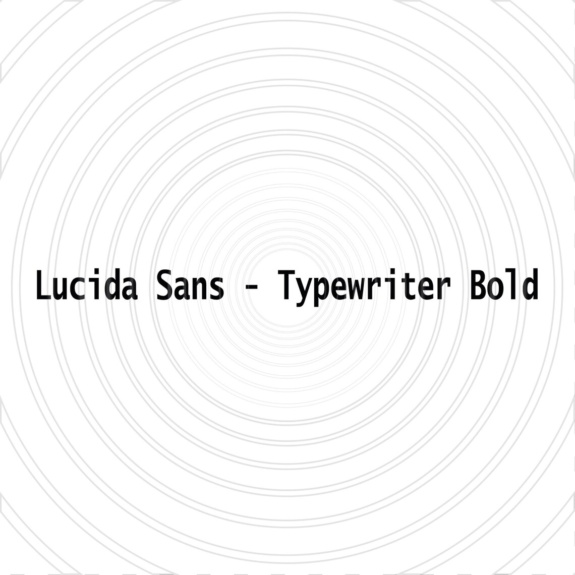 Lucida Sans Typewriter Bold Sans Serif Modern Plain Etsy