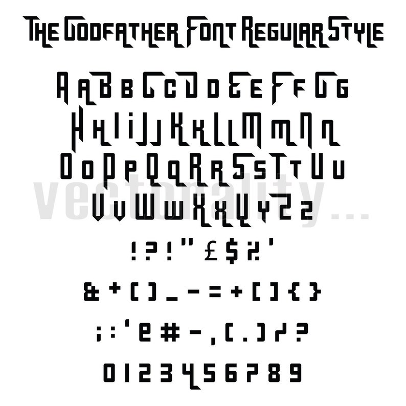 create your own free printable with the godfather font create your own free printable with the godfather font