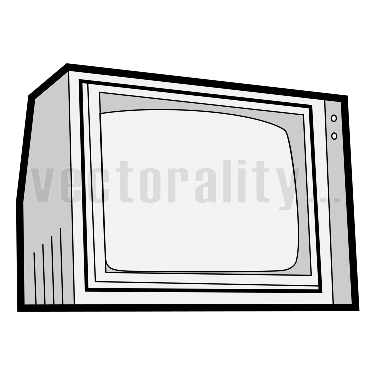 1980 80s Eighties Tv Television Set Box Vector Art File Instant Download Ai Eps Svg Pdf Dxf Png Jpg Cut Print
