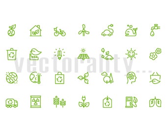 Svg Eco Png Eco Eps Bundle Svg Eco Ecological icon design colorful drawing collection JPG Eco TSHIRT Eco clipart Eco Cut Files Eco