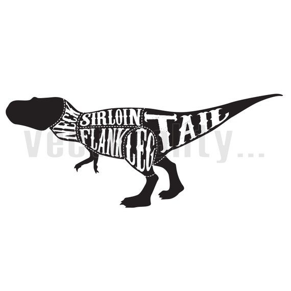 Carniceros Dinosaurio T-Rex Carne Corte Ilustración Vector - Etsy México Carniceros Dinosaurio T-Rex Carne Corte Ilustración Vector - Etsy México